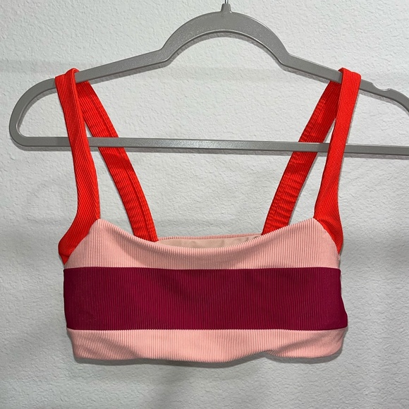 BEACH RIOT SPORT | Marlene Colorblock Top and Legging Set in Merlot | Size L & M - Picture 6 of 13